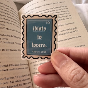 Idiots to Lovers Stamp Sticker - Bookish, Kindle, fanfic, ao3 sticker