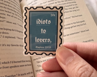 Idiots to Lovers Stamp Sticker - Bookish, Kindle, fanfic, ao3 sticker