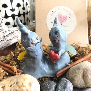 Pulpa&#39;s World of Fae - &quot;Together We Can&quot; - Fairy HeArt-ist Souls - Collectible Figurine