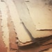 Handmade Paper - Cotton Abaca Mix - Tree Free - Mica and Metallics - 10 sheets