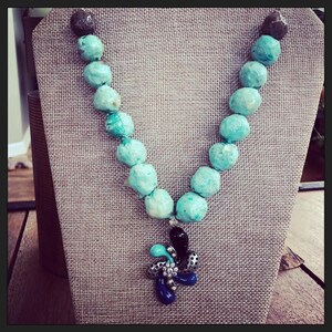 Handmade Paper Beaded Necklace