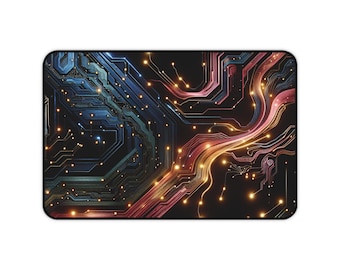 Platine Schreibtischmatte, Tech Lover, Office Decor