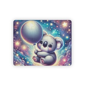 Kids&#39; Puzzle, 30-Piece - Cute Koala holding a balloon, Jigsaw Toy for Children, Animal Themed Activity, Educational Game for Kids, Birthday