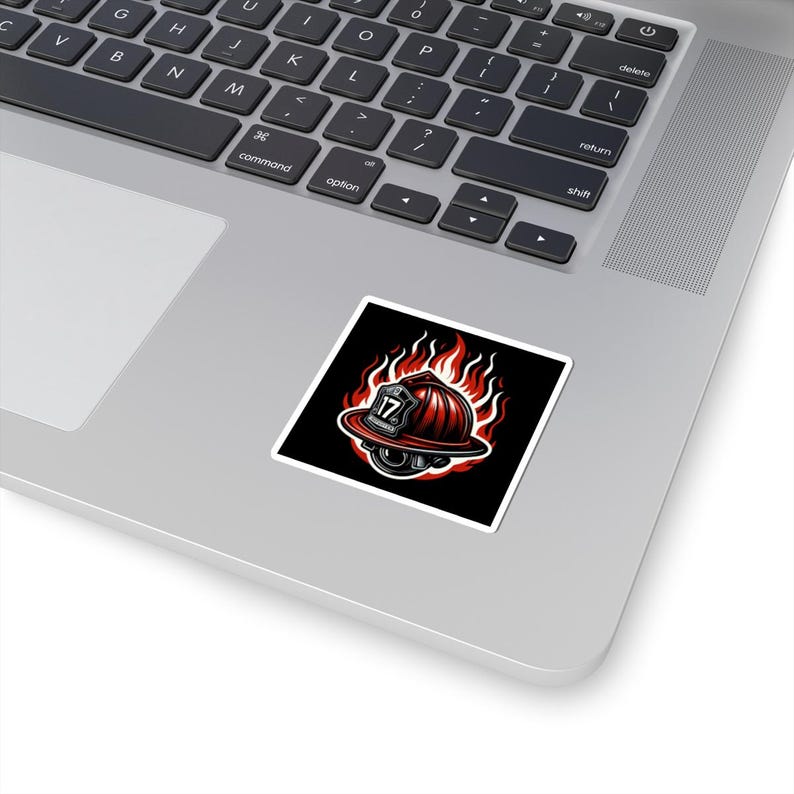 Fire Helmet Glossy Sticker, Firefighter Decal, First Responder - Etsy