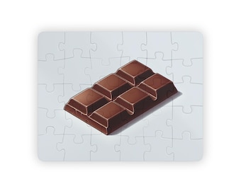 Kinderpuzzel chocoladereep, educatief spel van 30 delen