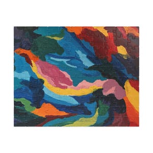 Abstract Colors Jigsaw Puzzle: Artistic Mind Game