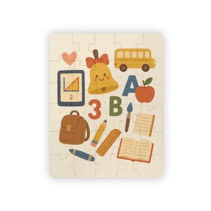 子供向け教育パズル：30ピースの学習アクティビティ