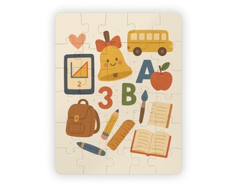 Kids' Educational Puzzle: 30-Piece Learning Activity