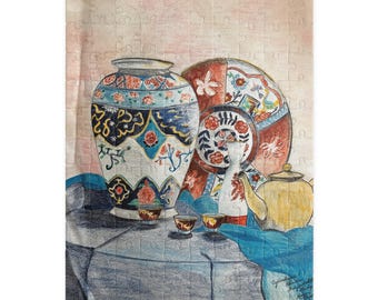 Puzzle di vaso e teiera, Nancy Thiele Art