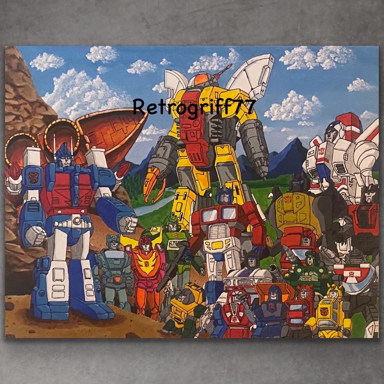 Transformers Autobots G1 Art Print (digital Download) - Etsy