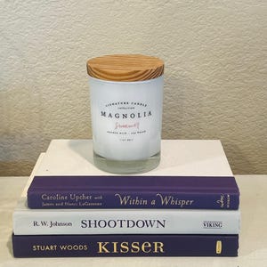 Bundle Stack Set of Purple White Books - Used - Decorative Staging Books