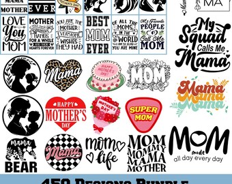 Mama Svg Bundle, Mama Png, Mothers Day Svg, Mama Svg, Mom Svg, Mom Life Svg, Floral Mama Svg, Boho Mama Svg, Mom Quote Svg, Mom Shirt Svg