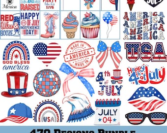 4th of July Mega Bundle, Independence Day svg, America svg, USA Flag svg, 4th of July PNG, USA Png, 4th of July svg Bundle, July 4th svg