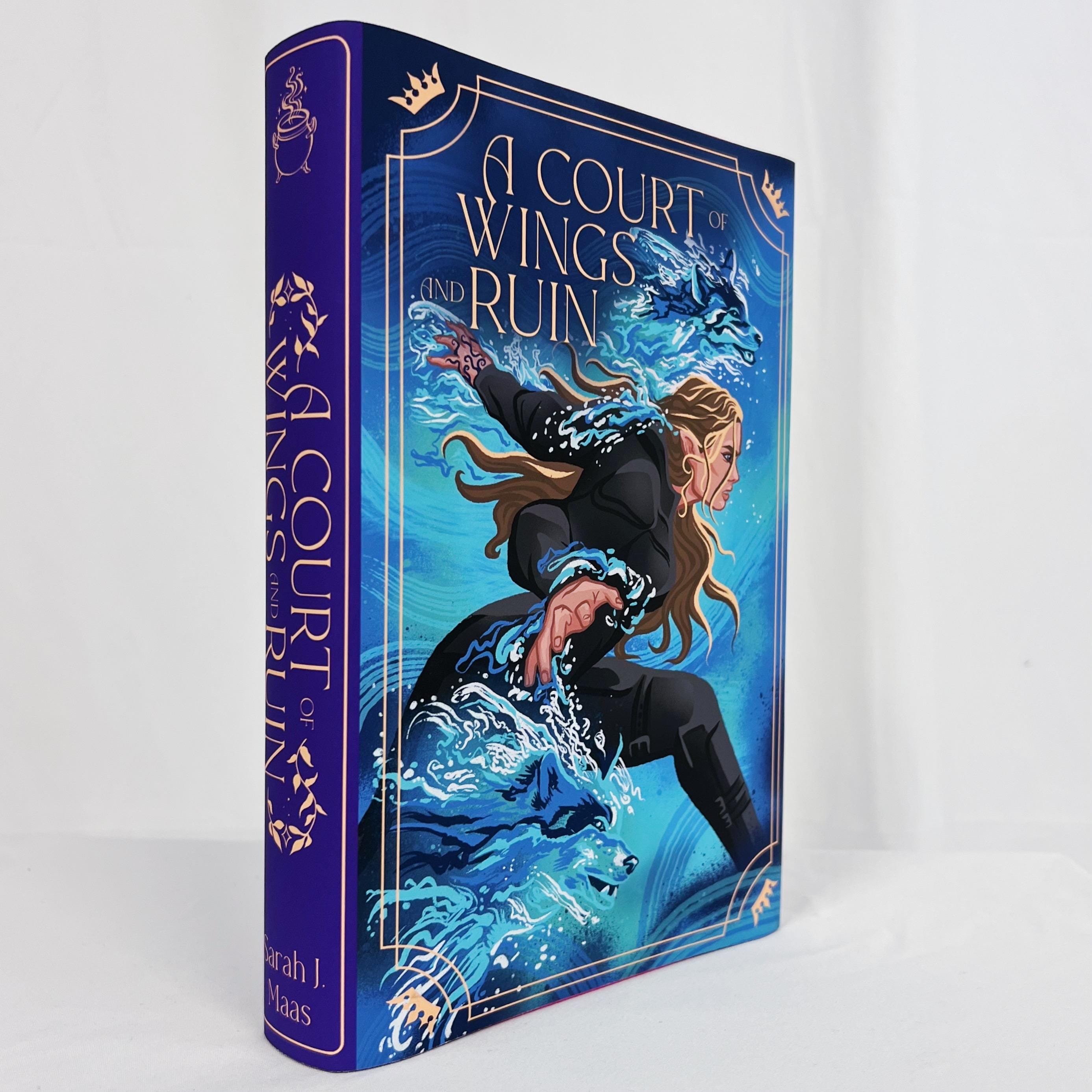 A Court of Thorns and Roses Dust Jacket Full Set