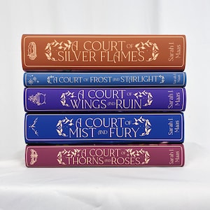 A Court of Thorns and Roses Dust Jacket Full Set