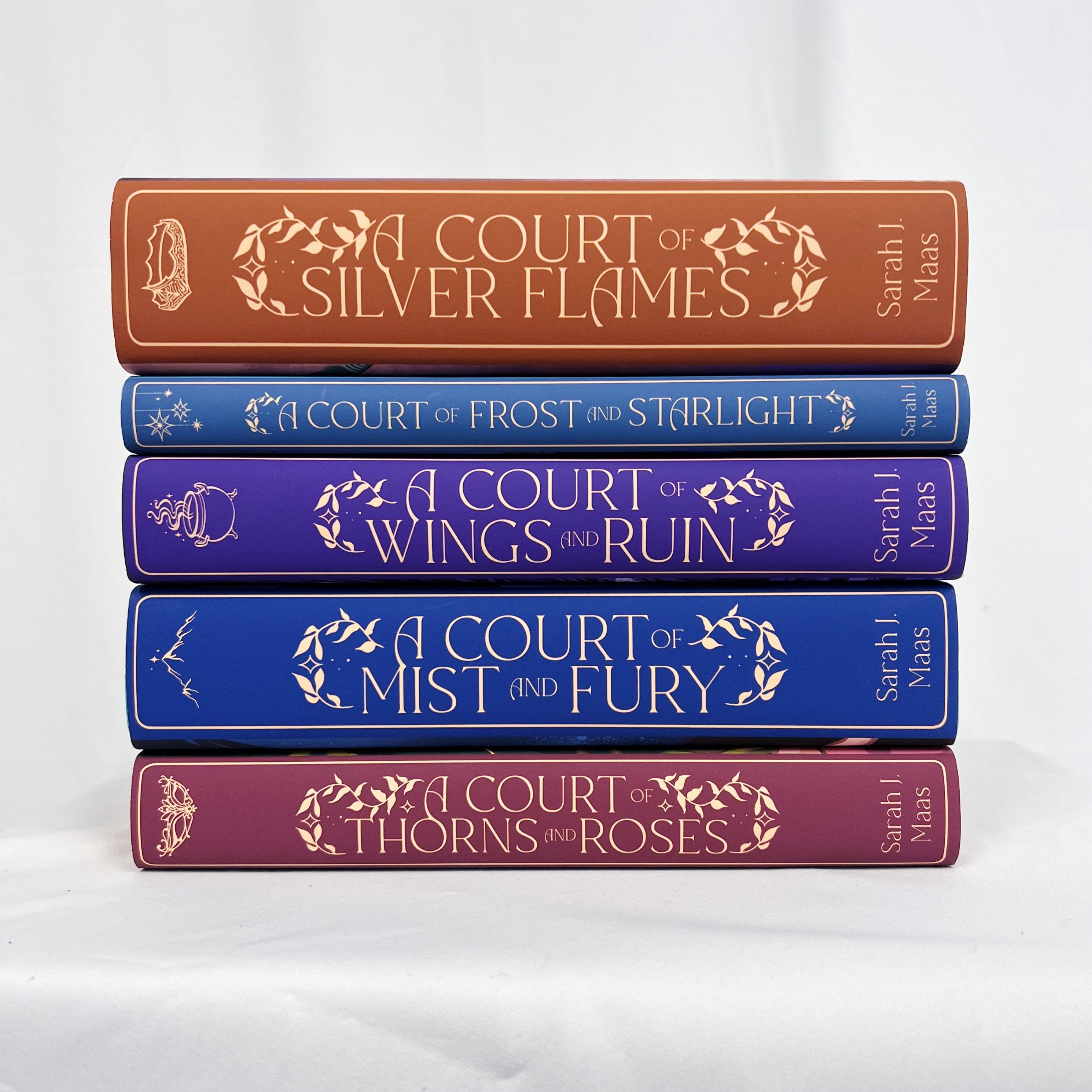 A Court of Thorns and Roses Dust Jacket Full Set