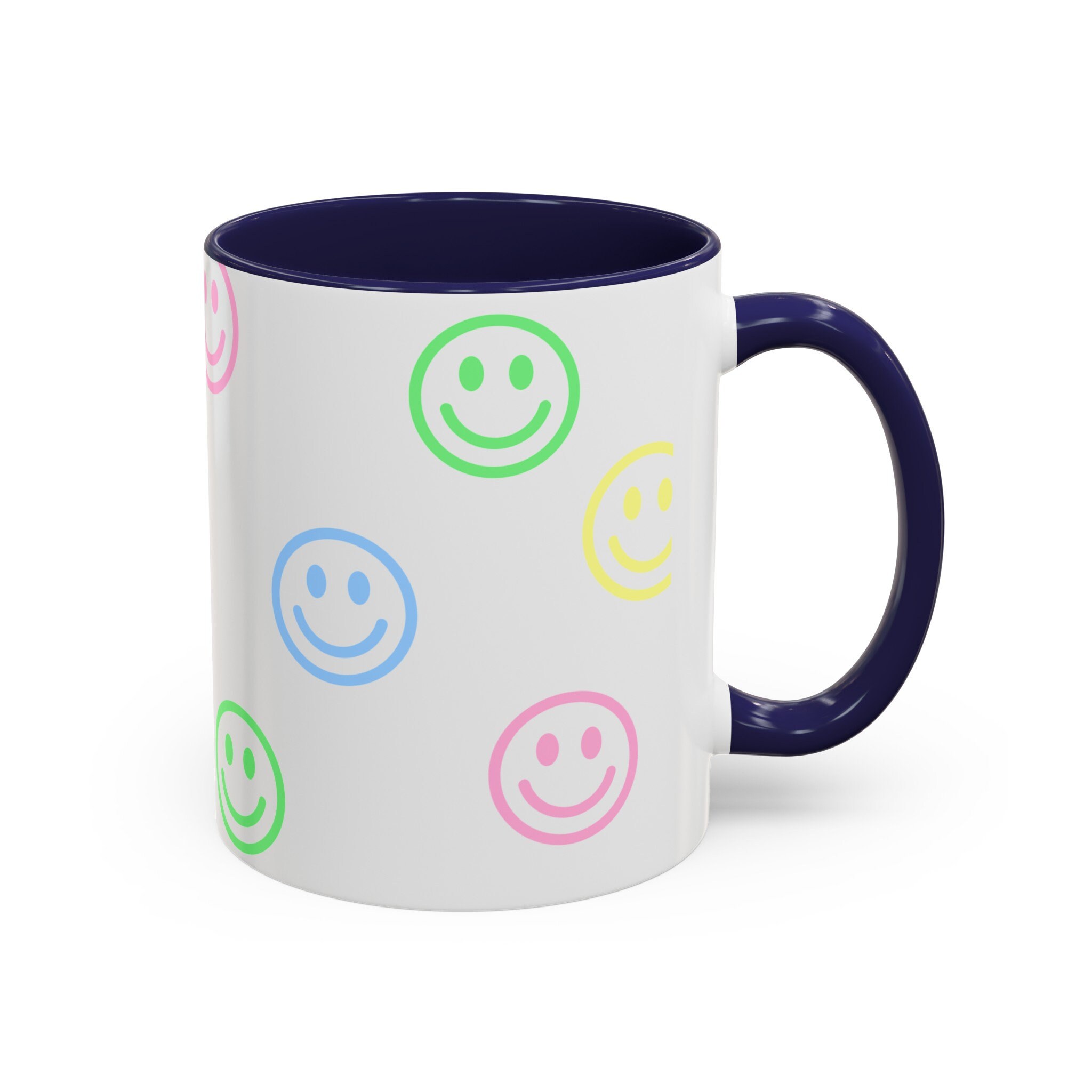 Smiley Mellow Glazed Ceramic Mug With Hand Glazed Finish And Playful Leg Design Charm main image 0