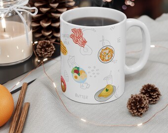 Breakfast Delights Ceramic Mug Start Your Day with Style!