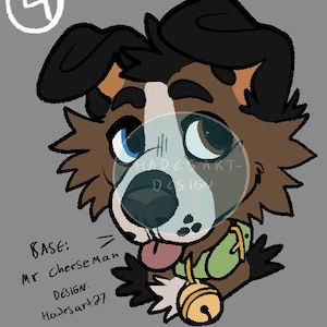 Adopciones de animales peludos - Diseños de retratos caninos para adoptar Adopt 4
