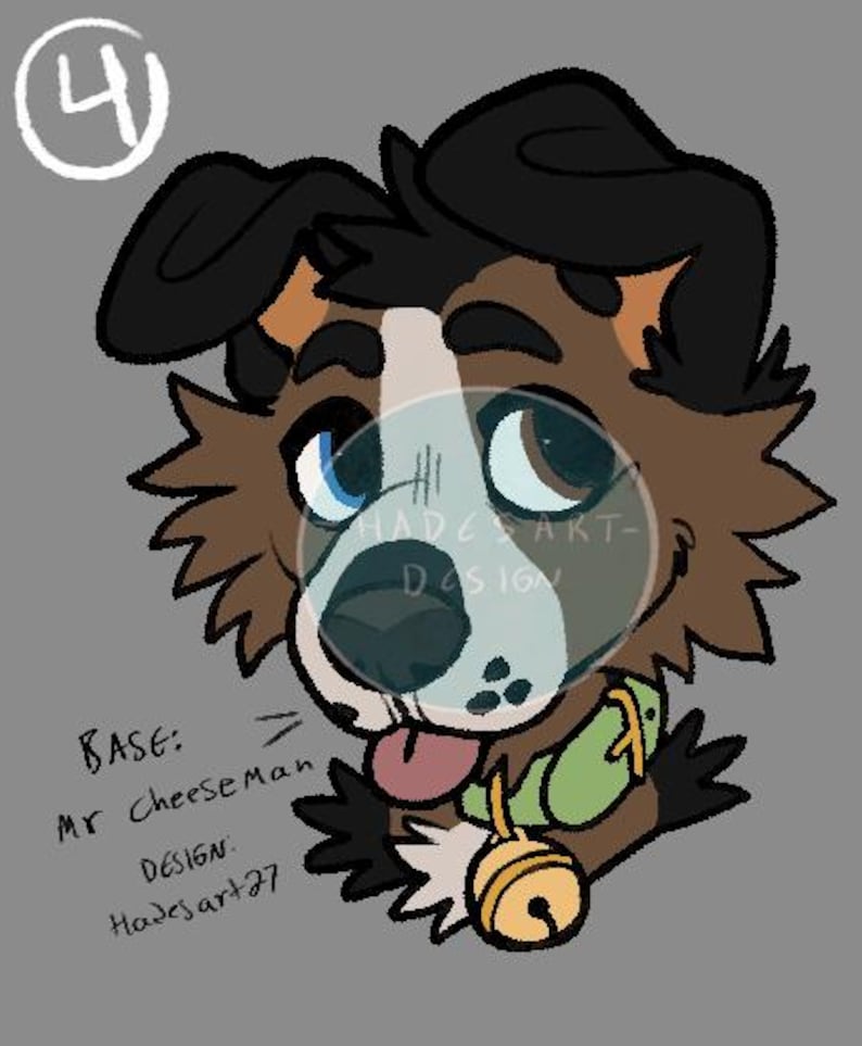 Adopciones de animales peludos - Diseños de retratos caninos para adoptar Adopt 4