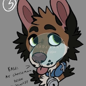 Adopciones de animales peludos - Diseños de retratos caninos para adoptar Adopt 3