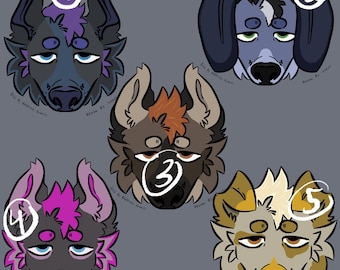 Furry Adopts - Diseños adoptables de retratos caninos