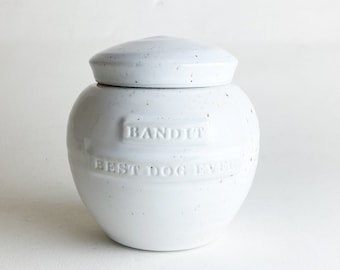 80 cu/in Keepsake Urn - Personalized Small Urn - Made to Order - 7.5"x6" - 80 Cubic Inch Capacity- Kent Harris Pottery