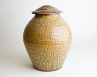 Cremation Urn - Handmade Stoneware Pottery Clay Cremation Urn - Large Size - Adult Urn - Approximately 250 Cubic Inches - BA-URN-3