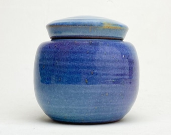 Small Cremation Urn - Pet Urn - Urn for Human Ashes -Handmade Pottery Cremation Urn- 5" x 4.75" -Capacity Apx. 40 cubic inches -PH-LKSK-1