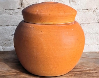 50 cu/in Small Size - Pet Urn - Urn for Human Ashes - Handmade Pottery Urn- 5.25” x 5” - Capacity 50 cubic inches -CT-50CU-1