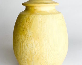150 Cu/In Capacity Memorial Urn- Handmade Pottery Clay Urn - 150 Cubic Inches Capacity - 8.5” Tall x 6.25” wide - Unique Urn - MDY-150CU-1