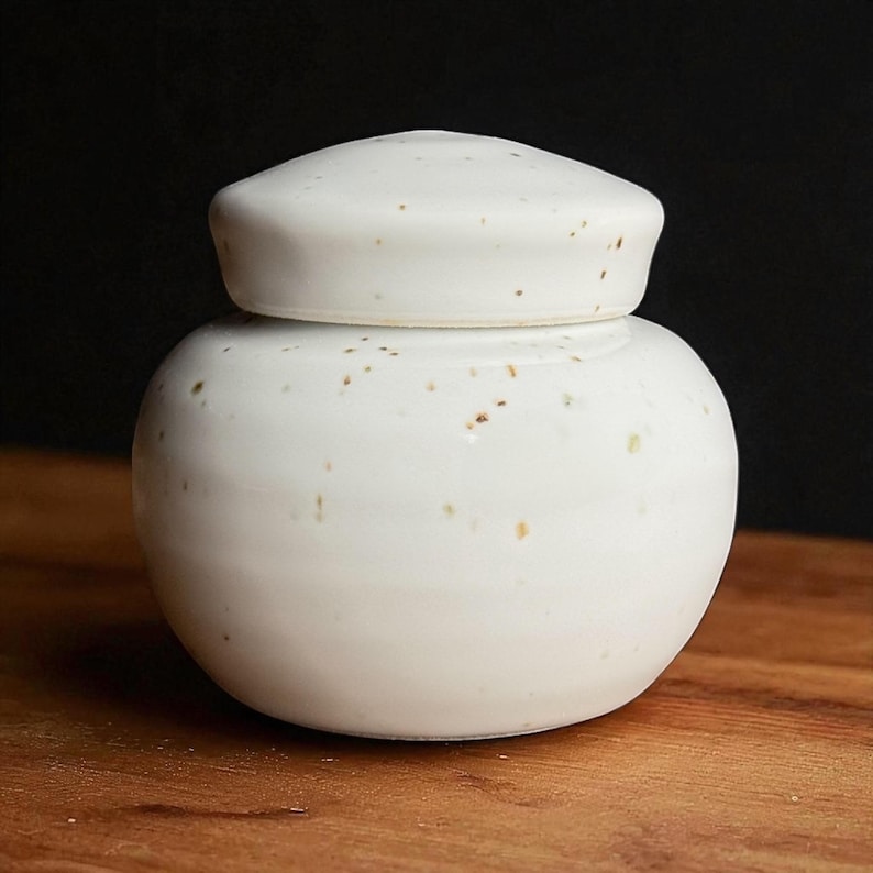 Mini Keepsake Urn – 5 cu in Handmade Urn – Choose Your Glaze – Small Cremation Urn for Ashes – Glossy Finish – Kent Harris Pottery image 6