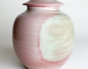 125 Cu/In Capacity Memorial Urn- Handmade Pottery Clay Urn - 125 Cubic Inches Capacity - 7.25” Tall x 6” wide - Unique Urn - PASH-125CU-1