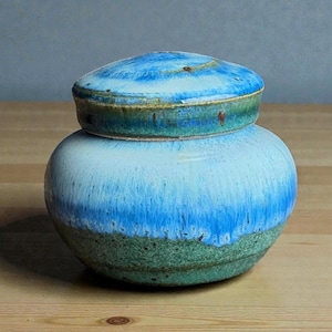 Mini Keepsake Urn – 5 cu in Handmade Urn – Choose Your Glaze – Small Cremation Urn for Ashes – Glossy Finish – Kent Harris Pottery image 7