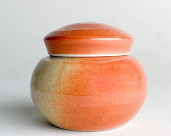 Mini Keepsake Small Urn - Tiny Handheld Mini Keepsake - Handmade Pottery Keepsake Urn - Capacity 3 Cubic Inches - 2.5 x 2.5" - CT-MKSK-7
