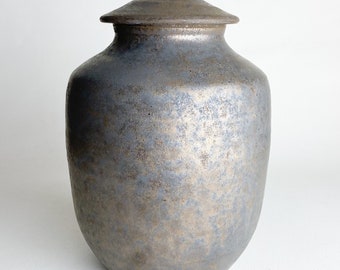 160 Cu/In Capacity Memorial Urn- Handmade Pottery Clay Urn - 160 Cubic Inches Capacity - 8.75” Tall x 6.25” wide - Unique Urn - MANG-160CU-1