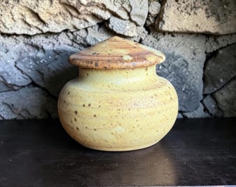 5 Cu/In Mini Keepsake Urn - Handheld Mini Keepsake - Handmade Pottery Keepsake Urn - Capacity 5 Cubic Inches - 2.5 x 2.5" - MBV-5CU-3