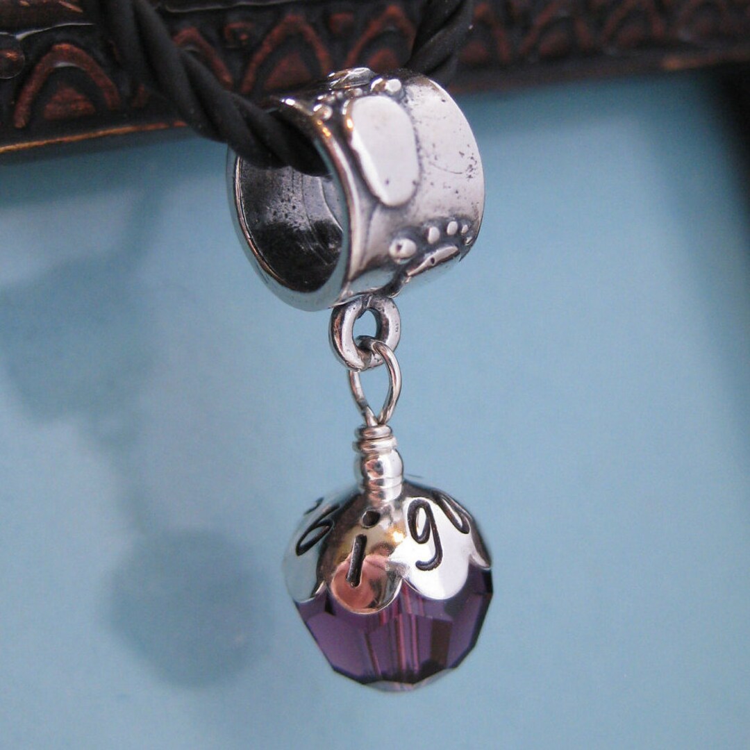 MOTHER'S DAY the Baby Feet Bead Personalized Name Charm LIMITED Edition Large Hole Large Hole