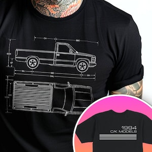 1994 C/K Pickup - Short Sleeve T-shirt - GMT400, OBS, Truck, Chevy, Silverado, Sierra, GMC