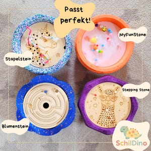 Activity board Stapelstein I Balancing stones I Fine motor skills I Montessori I Accessories for Stapelstein for motor development I Labyrinth image 5