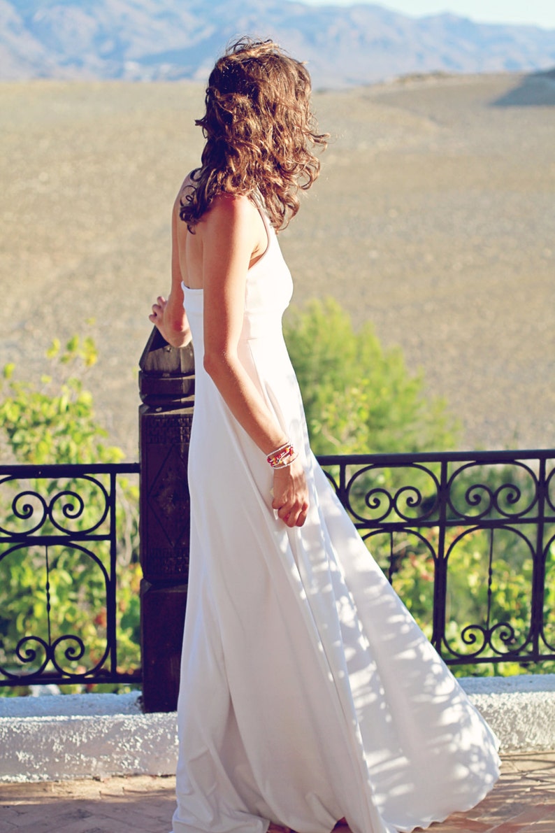 An Organic Wedding Dress . Custom Made image 2
