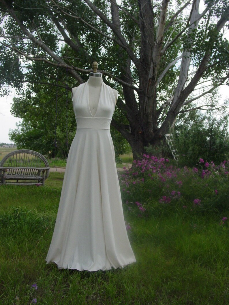 An Organic Wedding Dress . Custom Made image 5