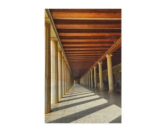 Ancient Agora of Athens Postcard, Gallery Wall Art Print