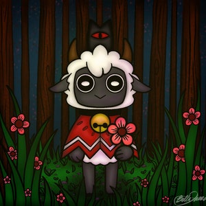 Cult of the Lamb Vinyl Sticker