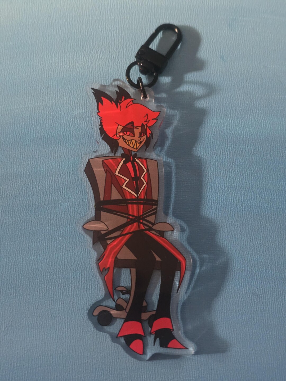 Hazbin Hotel Alastor Chair 4-inch Double Sided Keychain - Etsy