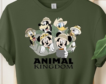 Disney Animal Kingdom Shirt, Mickey Safari Sweatshirt, Jungle Safari Family Trip Tee