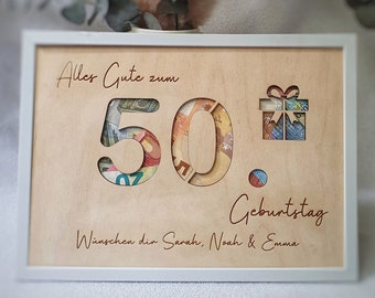 Geschenk Geburtstag personalisiert, Geldgeschenk Geburtstag, personalisierte Birthday Karte