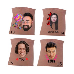 Gepersonaliseerde tatoeages voor vrijgezellenfeesten, bruidstattoo, gepersonaliseerde trouwtatoeages, grappige tijdelijke tatoeages, tatoeages op maat afbeelding 6