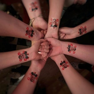 personalized JGA tattoos, funny tattoos, individual tattoos, JGA party tattoos, new design