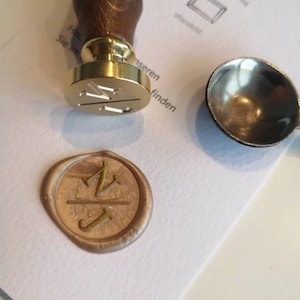 personalisiertes Siegel mit eigenem Logo, Siegel für Einladungskarten, save the date, waxstamp, Wachsstempel Hochzeit